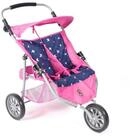 CHIC2000 Puppenwagen 697-33 Zwillings-Jogger Puppenwagen "Butterfly"