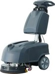 DeTec. Hartbodenreiniger handgef&uuml;hrte Scheuersaugmaschine, Scheuermaschine,