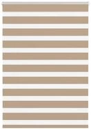 Rollo Doppelrollo Sandbraun 110x150 cm Stoffbreite 105,9 cm Polyester, vidaXL