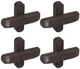BASI Fensterzusatzschloss Fenstersicherung (Spar-Set, 4 St), 2-fl&uuml;gelige...