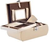 Friedrich23 Schmuckkasten / Uhrenbox aus Leder Cordoba, inkl. 1 herausnehmbares Etui