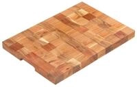 vidaXL Schneidebrett Hackblock 50&times;30&times;3,8 cm Massivholz, Akazienholz