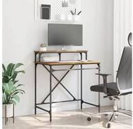 vidaXL Schreibtisch, Schreibtisch Altholz 80 x 50 x 90 cm Holzwerkstoff