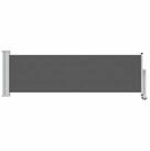 vidaXL Seitenmarkise Seitenmarkise 100 x 300 cm 100% Polyester Eisen Stahl...