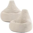 icon Sitzsack 2er Set Sessel mit R&uuml;ckenlehne aus Cord &bdquo;Dalton&ldquo;, Sitzsack...
