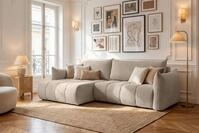WFL GROUP Ecksofa Liv mit Schlaffunktion & Stauraum, Links oder Rechts...