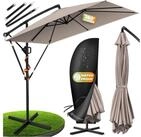 KESSER Ampelschirm, &Oslash;350cm Sonnenschirm inkl. Abdeckung & Wind- & wetterfest