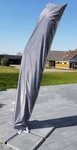 Spetebo Sonnenschirm-Schutzh&uuml;lle Schutzh&uuml;lle Ampelschirm DELUXE - grau...