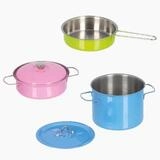 goki Kinder-K&uuml;chenset Kochset, farbenfroh, (packung, 9-tlg., koch set),...