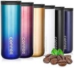 LuxusKollektion Coffee-to-go-Becher Thermobecher 500ml Isolierbecher Edelstahl