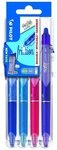 PILOT Tintenroller PILOT Tintenroller FriXion Clicker 0.7 (M) 4er Set2Go Fun