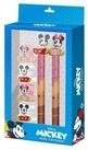 Karactermania Gelschreiber Disney Micky und Minnie Schulset, (6-tlg., Set aus