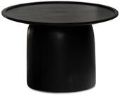 Wohnling Couchtisch WL6.811 Sofatisch Massivholz Schwarz 60x60x40cm...
