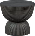 WOOOD Couchtisch Samson, runde Form, aus Fibreclay, H&ouml;he 44 cm