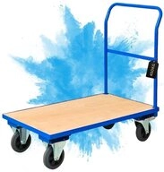PROREGAL&reg; Transportwagen Handwagen Materialwagen HxBxL 102x60x98cm Traglast...