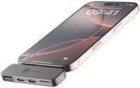 Cellularline Smartphone Hub schwarz USB-C auf USB-A mit 2 Adaptern. USB-Adapter