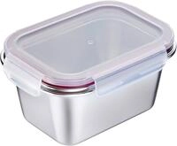 WESTMARK Lunchbox Edelstahl Lunch Box/ Frischhaltedose, 1000 ml, Edelstahl 18/8,