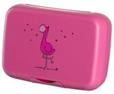 LEONARDO Lunchbox Brotdose BAMBINI Flamingo, Kunststoff, (1-tlg., 1 Brotdose),