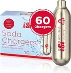 iSi CO₂-Kapsel Sodakapseln - 60 St&uuml;ck - 8,4 g CO₂, Zubeh&ouml;r f&uuml;r iSi Soda...