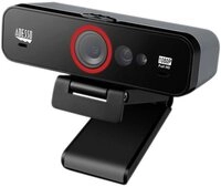 Adesso CyberTrack F1 Full HD-Webcam 1920 x 1080 Pixel f&uuml;r Windows Hello Webcam...