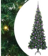 vidaXL K&uuml;nstlicher Weihnachtsbaum Eckiger k&uuml;nstlicher Weihnachtsbaum Gr&uuml;n...
