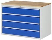 RAU Werkzeugschrank Rau Schubladenschrank Buche-Top und 4 x Schubl.-XXL 4x180mm