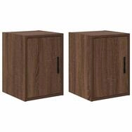 vidaXL Werkzeugschrank Garagen-Wandschr&auml;nke 2 Stk. Braun Eichen-Optik...