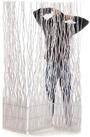 DESIGN DELIGHTS Paravent RAUMTEILER "WAVE 3", Weide, 170x120cm (HxB), Paravent,
