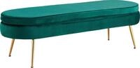 SalesFever Polsterbank Clam Elegante Bank mit Polsterung, Eleganz in Gold:...