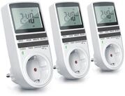 BEARWARE Zeitschaltuhr f&uuml;r Growbox, Grow Lampe, Growzelt, digital, 3-St.,