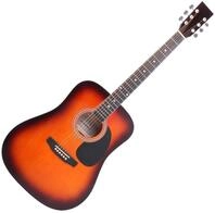 Classic Cantabile Westerngitarre WS-10 Akustikgitarre f&uuml;r Anf&auml;nger &