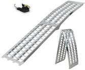 TRUTZHOLM Auffahrrampe Aluminium L&auml;nge 230 cm Breite 43 cm klappbar Tragkraft...