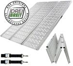 TRUTZHOLM Auffahrrampe DREIBREIT 2-fach klappbar L&auml;nge 255 cm Tragkraft 1020...