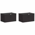 vidaXL Aufbewahrungsbox Aufbewahrungsbox 2 Stk. Vliesstoff 60 x 43 x 35 cm 90,3...