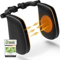 FLIPLINE&reg; Kopfst&uuml;tze Leder, (1 St), bequemer Halt f&uuml;r l&auml;ngere Autofahrten
