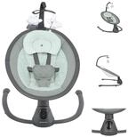 Kikkaboo Babywippe elektrische Babywippe Twiddle, Schaukelfunktion,...