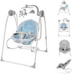 Lorelli Babywippe Babywippe elektrisch Tango 2 in 1, Fernbedienung, MP3, Timer,