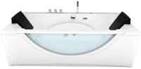 AcquaVapore Whirlpool-Badewanne Whirlpool Badewanne Wanne W81-TH-B-ALL 180x90cm,