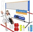 KESSER Badmintonnetz, Badmintonnetz, Tennisnetz 300cm 400cm 500 cm Federball
