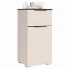 Composad Unterschrank PROMESSA, Cashmeregrau matt, Schwarz, Marmoroptik, 1...