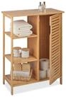 relaxdays Badregal Badschrank aus Bambus