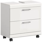 xonox.home Waschbeckenunterschrank Waschbeckenunterschrank Scout auf Rollen,...