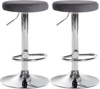 CLP Barhocker Ponte Samt (Set, 2er), drehbar und h&ouml;henverstellbar