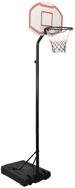 vidaXL Basketballkorb Basketballst&auml;nder Wei&szlig; 282-352 cm Polyethylen