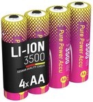ANSMANN AG Pure Power Mignon AA 3500, hohe Kapazit&auml;t und lange Laufzeit Akku