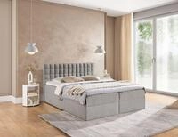 Fun M&ouml;bel Boxbett Schlafzimmerbett TORIBO PREMIUM &Uuml;berl&auml;nge Stoff Coral...