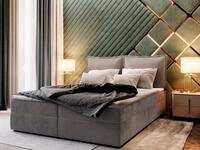 Masseno Boxbett LENTE 180x200 cm mit Bonell Matratze und Topper, Doppelbett,