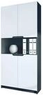 Vladon Aktenschrank Logan V2 (Aktenschrank, mit Soft-Close Funktion) Schwarz