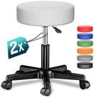Casaria Drehhocker, H&ouml;henverstellbar 10cm Polsterung 46-60cm Sitzh&ouml;he 360&deg; Drehbar