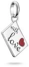 THOMAS SABO Charm-Einh&auml;nger Charm Liebesbrief-Design - Connect